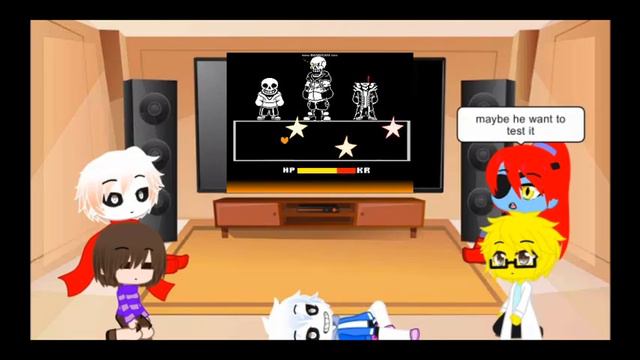Undertale react to Swap T.T смотреть онлайн