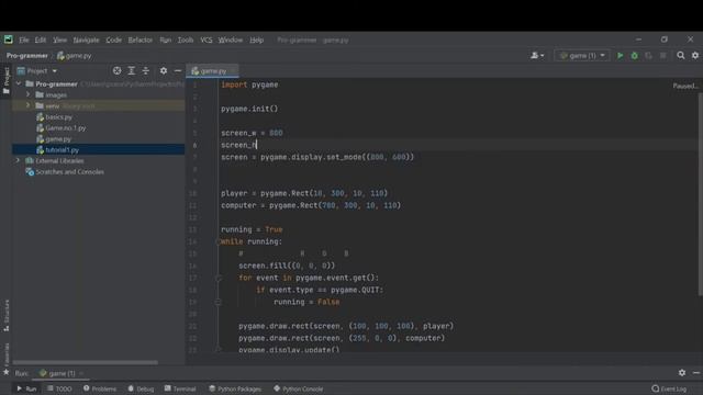 Build your first Game in Pygame - Part1 смотреть онлайн