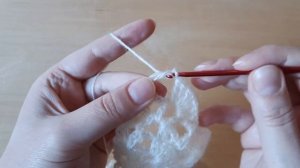 Вяжем бактус (шаль) "Лунный свет" крючком.