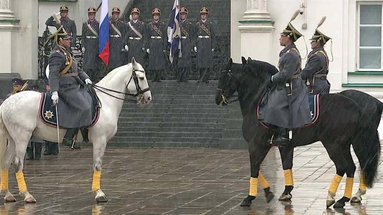 В разводе Президентского полка впервые участвовала женщина-офицер