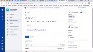 How to insert or add links or hyperlinks in Jira