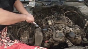 W 211, m272 замена свечей зажигания