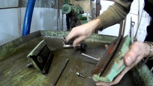 Разборка ТВ-6 Часть 1 Верхние салазки "малая продольная"