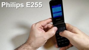 Philips e255 Incoming Call And Ringtones, входящий звонок, мелодии и сигналы сообщений