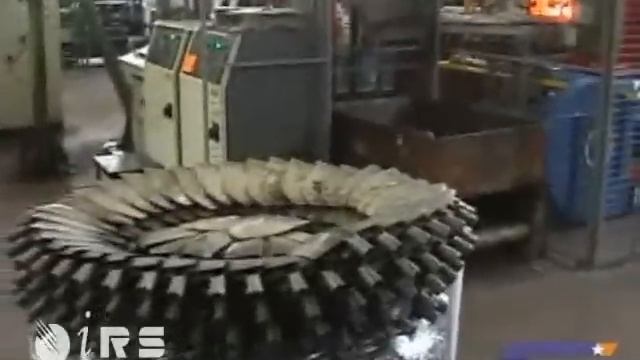 Автоматическая линия по производству лопат с помощью роботов Fanuc