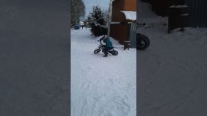 Катание на питбайке Kayo mini