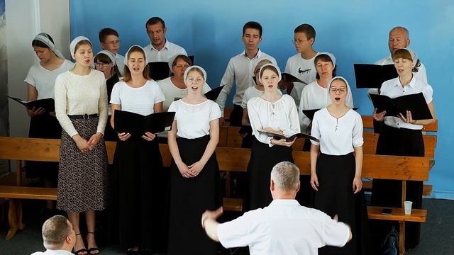 Славная Церковь - пение хора. Се-Верная Церковь ОЦХВЕ г. Волгоград