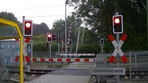 Spoorwegovergang Heinsberg-Oberbruch (D) // Railroad crossing // Bahnübergang