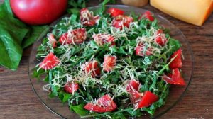 Салат из рукколы и шпината. Праздничный стол рецепты с фото