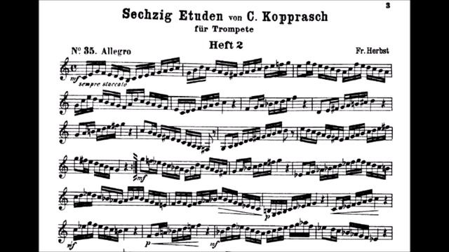Kopprasch 60 Studies for Trumpet - 35 смотреть онлайн