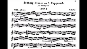 Kopprasch 60 Studies for Trumpet - 35