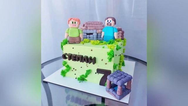 ТОП 20 Идей Тортов по игре Майнкрафт на День Рождения! смотреть онлайн