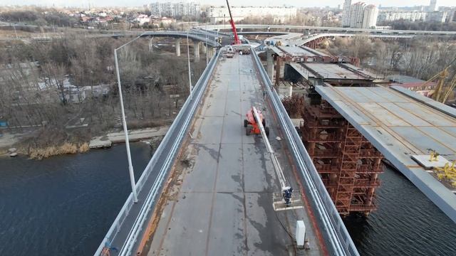 Новый мост в Запорожье. Весь. Строительство мостов в Украине 2022 смотреть онлайн