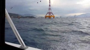 Едем на катере до отеля Vinpearl