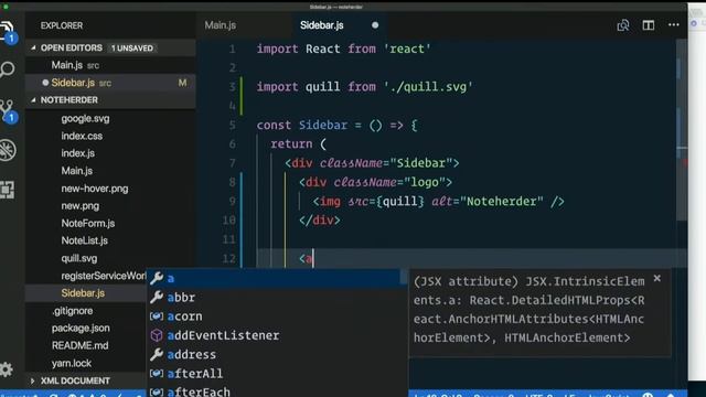 Day 6 - Morning, part 11: Add JSX to Sidebar component - XTBC 2018 Session 1 смотреть онлайн