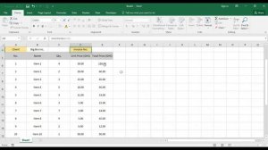 Part 2 - How To Create an Automated Invoice/ Receipt - Excel 2016