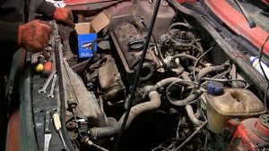 Golf 2 ремонт мотора, снимаем респредвал видео 1