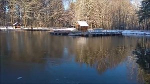 Зима входит в свои права. Клёвое место, Лосиный остров, верхний водоём.