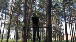 (Обучалка) полу луна на турнике