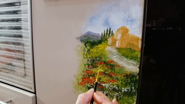 Как перекрасить мебель своими руками :)? Для дома и дачи?Acrylic Painting Tutorial Video