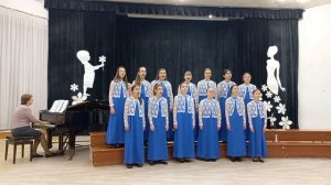 "За рекой играет флейта" муз. Й Гайдна, рус. т. П. Синявского