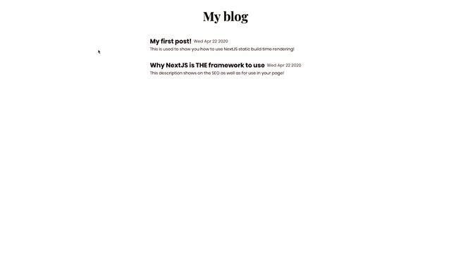 Intro to NextJS Static Site Generation смотреть онлайн