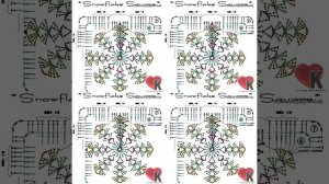 Новогодняя прихватка вязаная крючком+схема!Как связать снежинку