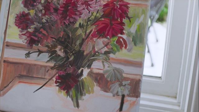 #05 Paint Vase Flowers | Make Dried Flower Frames | Dreamy Art Vlog смотреть онлайн