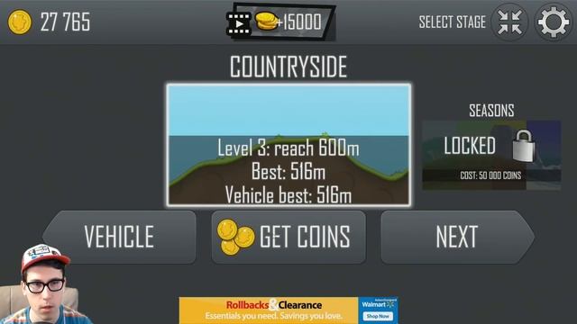 Обзор игры Hill Climb Racing - Классика и точка . смотреть онлайн