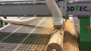 Фрезерный станок с ЧПУ и токарной осью Woodtec