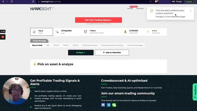 Пользовательский список наблюдения | Искуственный интеллект, помогающий трейдить смотреть онлайн