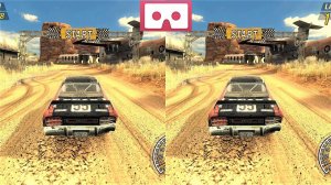FlatOut 2 3D VR video 2 3D SBS VR Box google cardboard