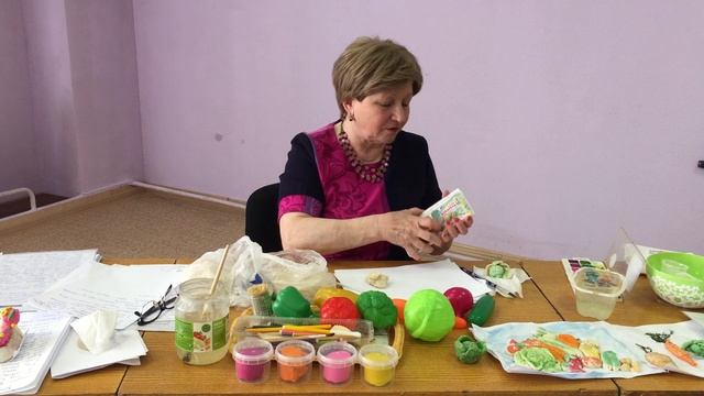 Лепка из теста (Поделка "Овощи") смотреть онлайн