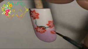 Простенький дизайн ногтей акриловыми красками.Градиент.Гель лак.Идеи маникюра для начинающих.