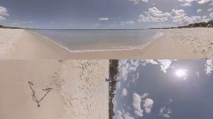 360: beach of Costa Rei, Sardinia, Italy, Europe