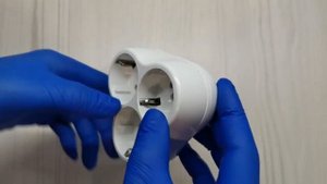 Тройник с заземлением 3 розетки 16А 230В 3500Вт белый UNIVersal