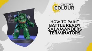 Warhammer 40000 How to Paint Battle Ready Salamanders Terminator