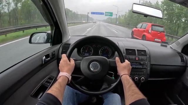 2003 Volkswagen Polo 1 4 TDI 75HP 0 100 POV Test Drive #1704 смотреть онлайн