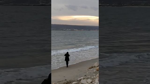 Медитативное видео о зимнем море