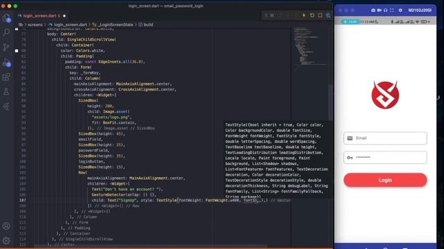 Flutter and Firebase Authentication | Email & Password Login/SignUp (Flutter 2.2) | Part 1