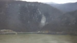 Статуя Децебала на реке Дунай. Самая высокая скальная скульптура в Европе (40 метров). Decebalus