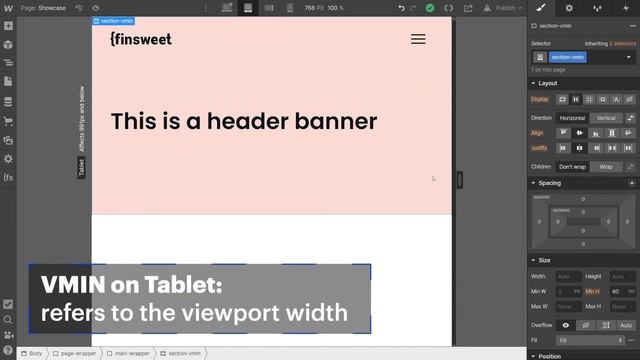 Build responsive sections in seconds with VMIN | Productivity Series for Webflow смотреть онлайн
