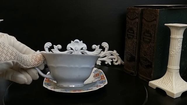 Немецкий фарфор барахолка Германия ищим клад и находим сокровища чайные трио сервизы антик лавка ст