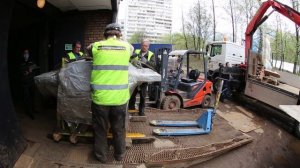 Такелаж груза на борт манипулятора