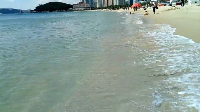 HAEUNDAE Beach. Busan / Пляж Хэундэ. Пусан смотреть онлайн