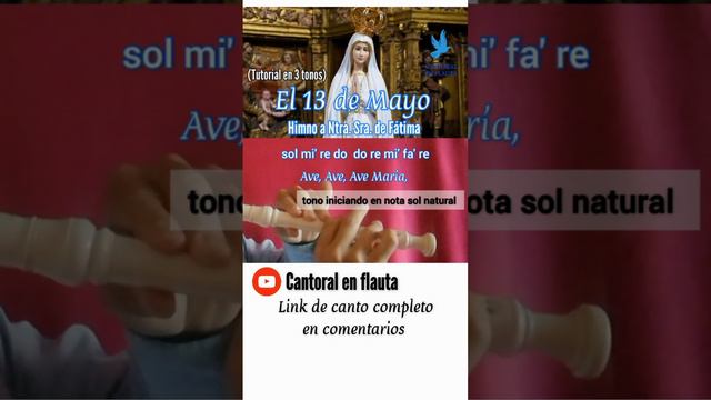 El 13 de mayo. Himno a Ntra. Sra. de Fátima #virgenmaria #salvemaria #avemaria #virgendefatima