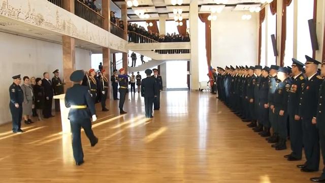 Торжественное вручение знамени ГУ МЧС России по Владимирской области. 21 ноября 2014 г. смотреть онлайн