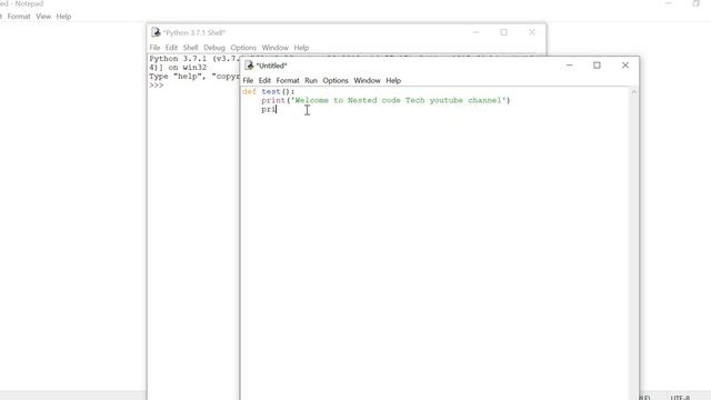 Python - Indentation