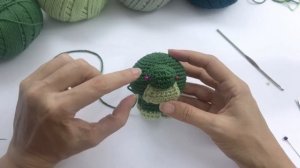 Chubby dragon amigurumi PART 3. How to crochet a little dragon. Tutorial pattern