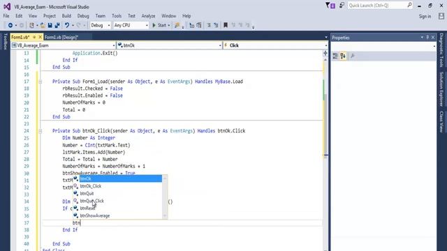 How to Calculate Examination Average Marks In Visual Basic.Net смотреть онлайн